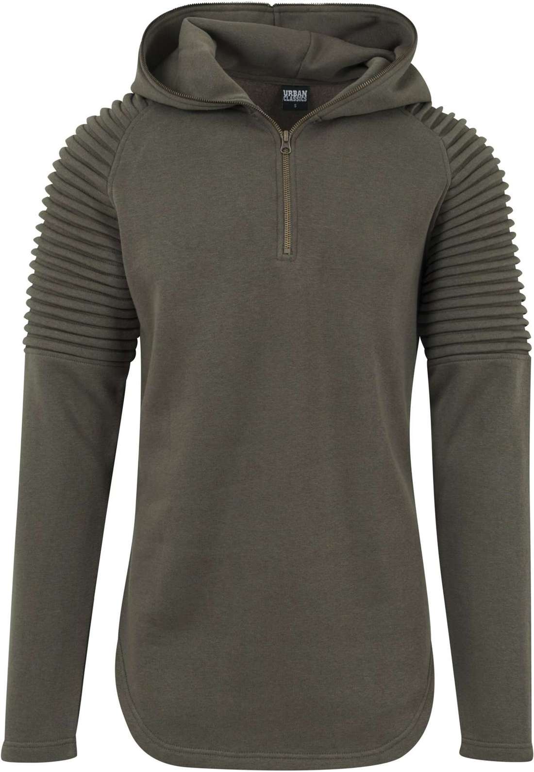 Толстовка с капюшоном Urban Classics Herren Pleat Sleeves Terry Hoody