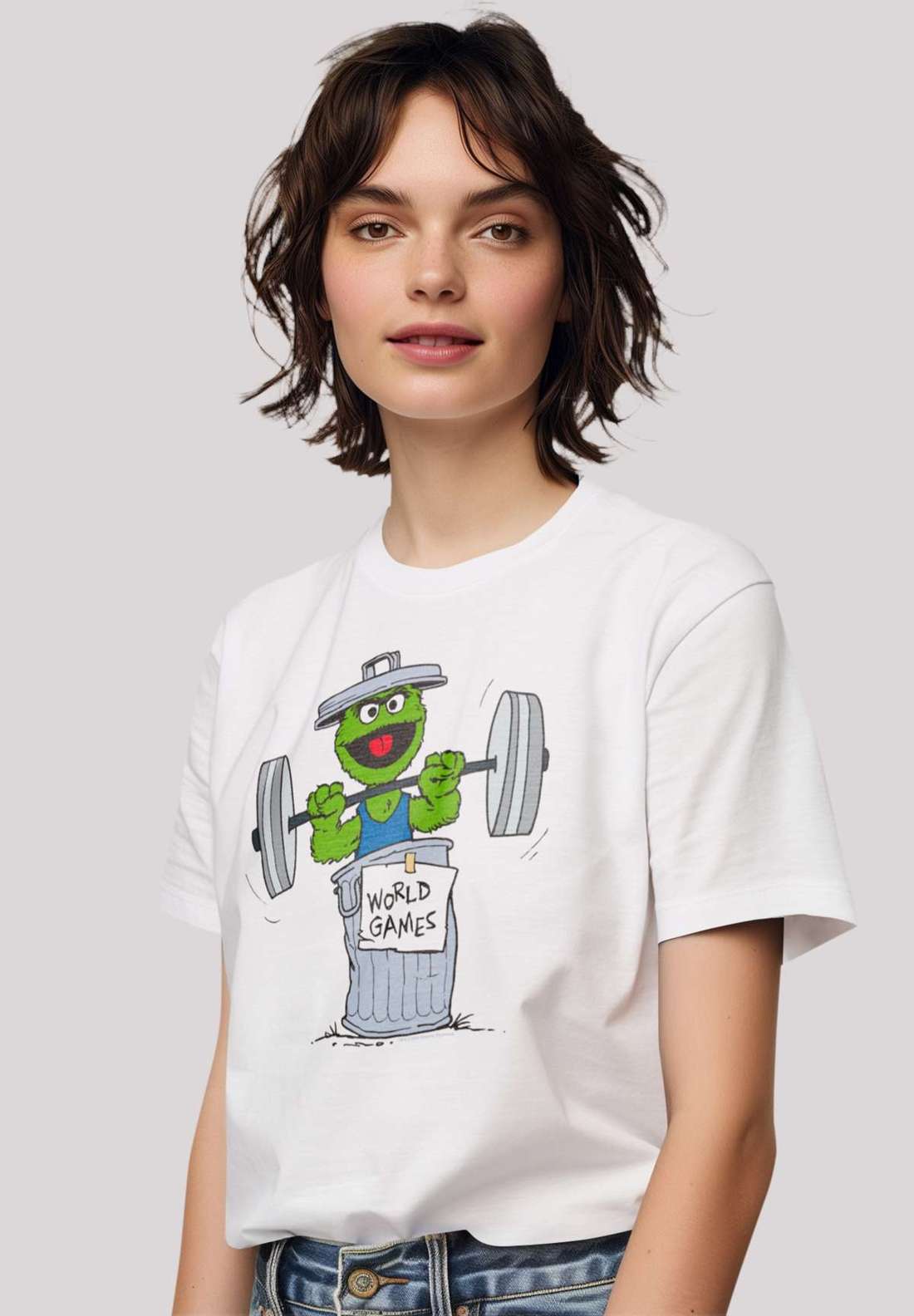 футболка Sesamstraße Oscar World Games