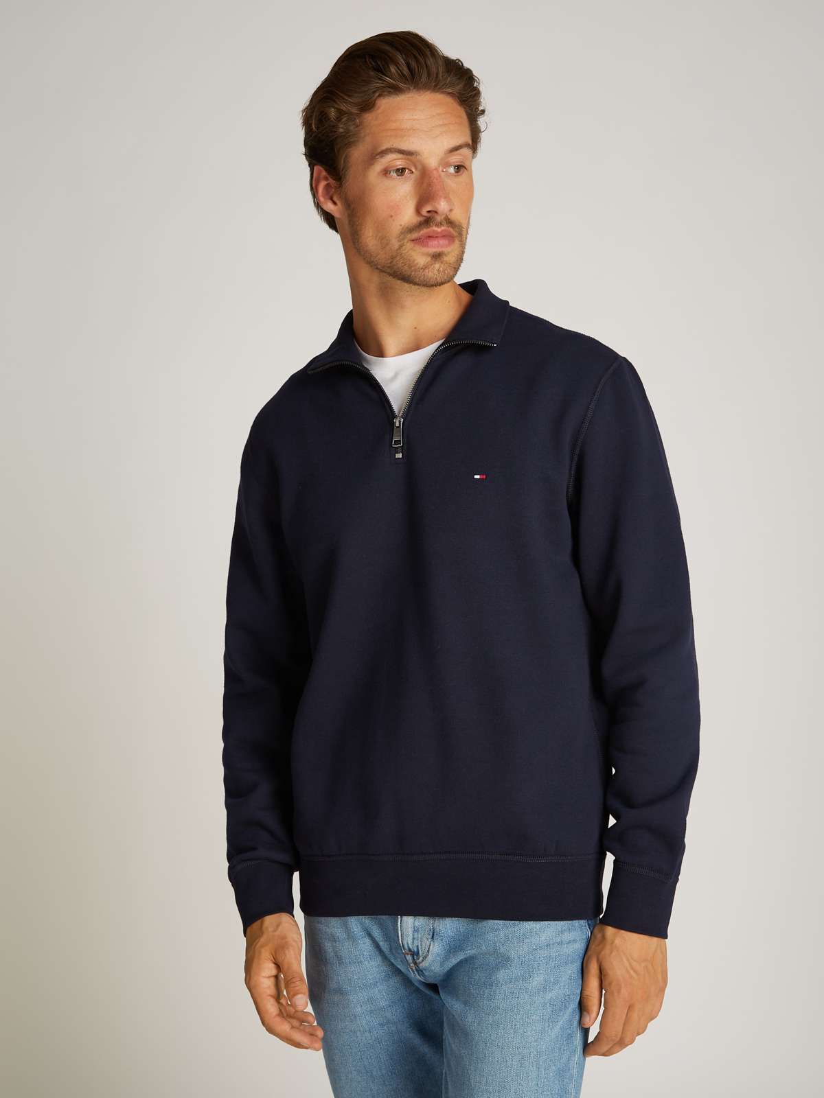 Толстовка с воротником стойкой ESSENTIAL FLEECE 1/4 ZIP