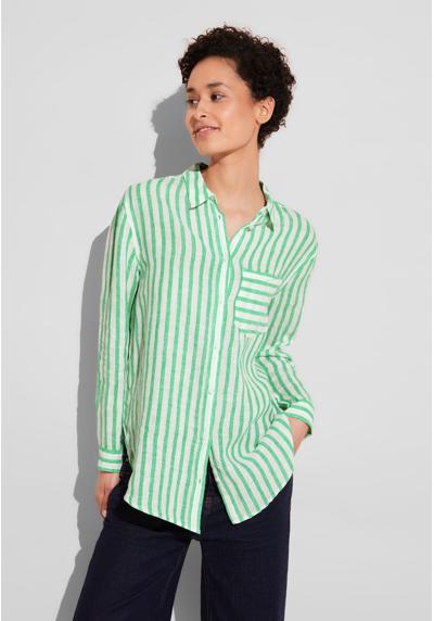 Блузка-рубашка с планкой на пуговицах