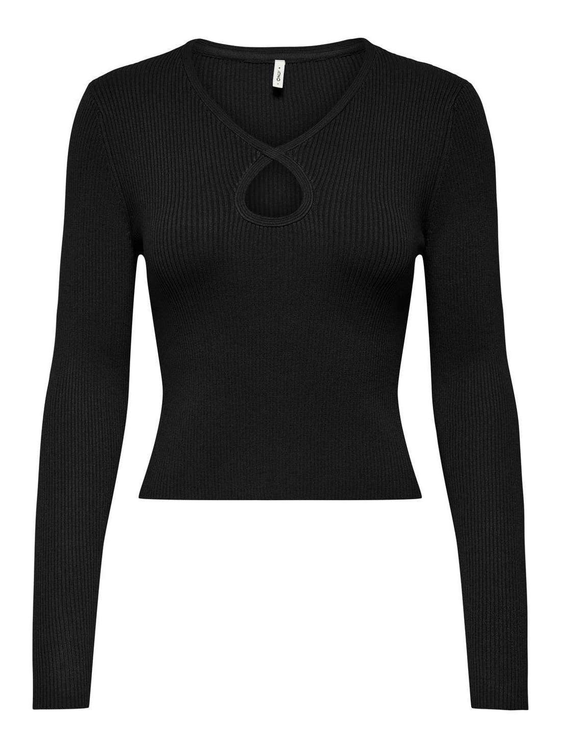 свитер с V-образным вырезом ONLMEDDI LS PEEK A BOO V-NECK CC KNT