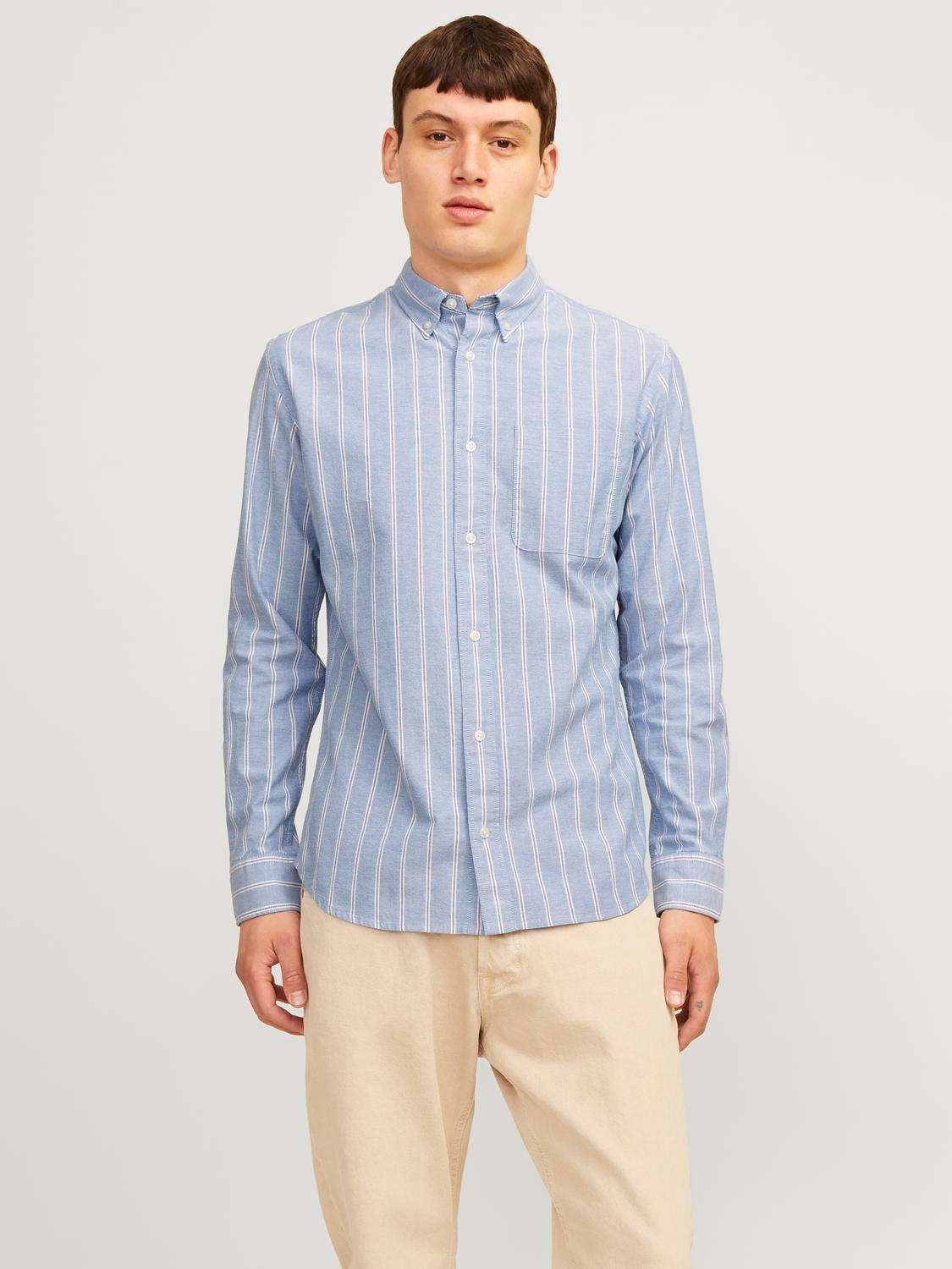 Рубашка с длинным рукавом JPRBROOK OXFORD SHIRT L/S NOOS