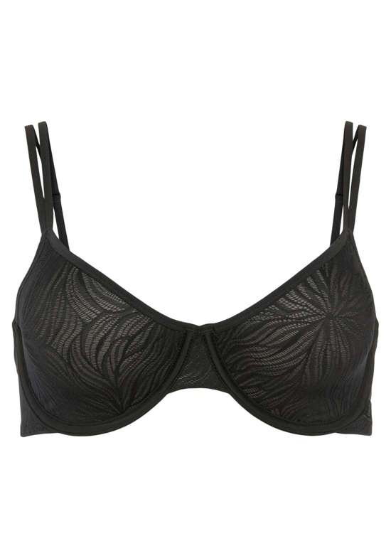 Бюстгальтер на косточках с фирменным лейблом Calvin Klein UNLINED DEMI