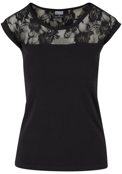 Рубашка с коротким рукавом Urban Classics Damen Ladies Top Laces Tee