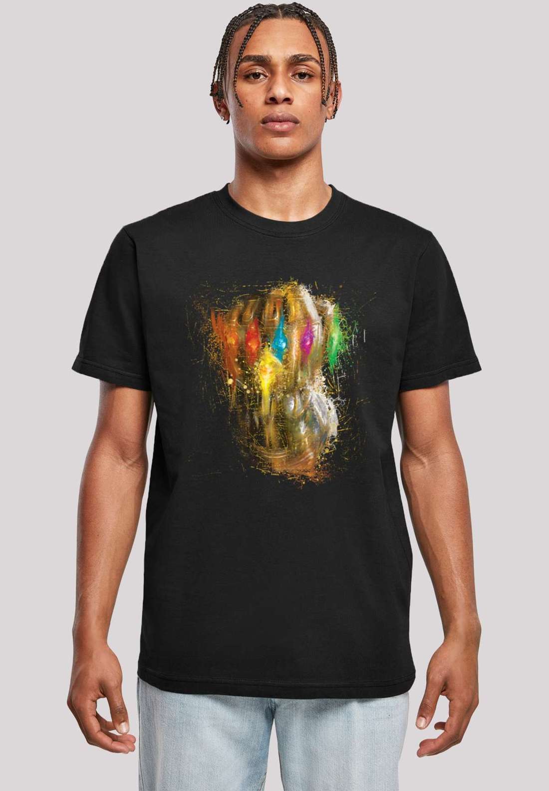 футболка Marvel Avengers Endgame Infinity Gauntlet Splatter