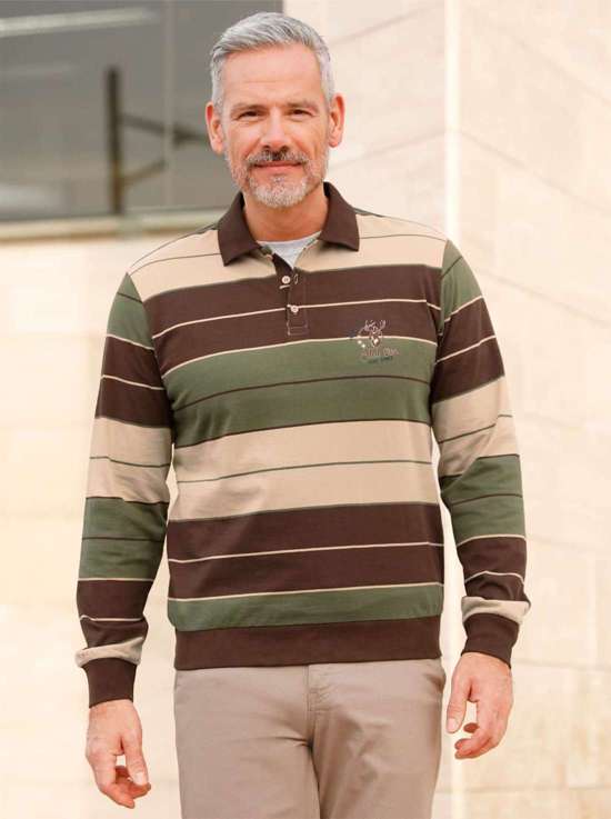 рубашка поло Langarm-Poloshirt