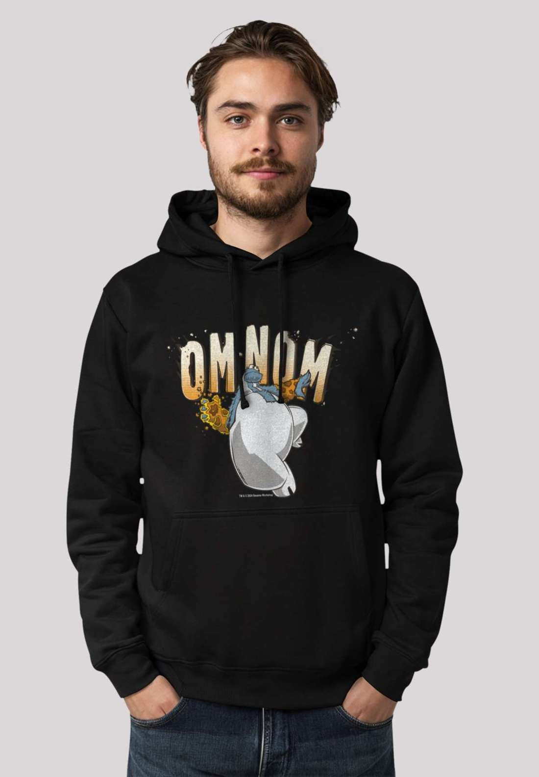 Толстовка с капюшоном Sesamstraße Cookie Monster Hero