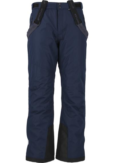 Лыжные брюки с водонепроницаемой и ветрозащитной функциональной мембраной.