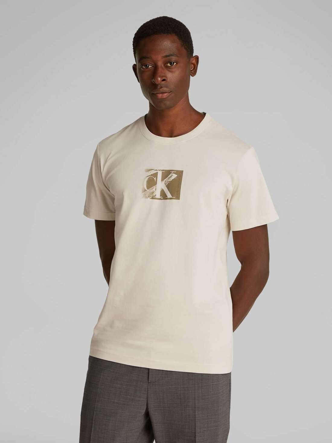 рубашка с круглым вырезом SMALL CK BOX TEE