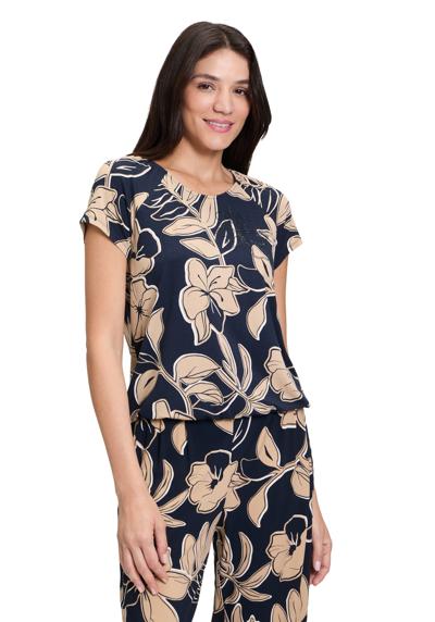 Рубашка с коротким рукавом Printshirt mit Gummizug