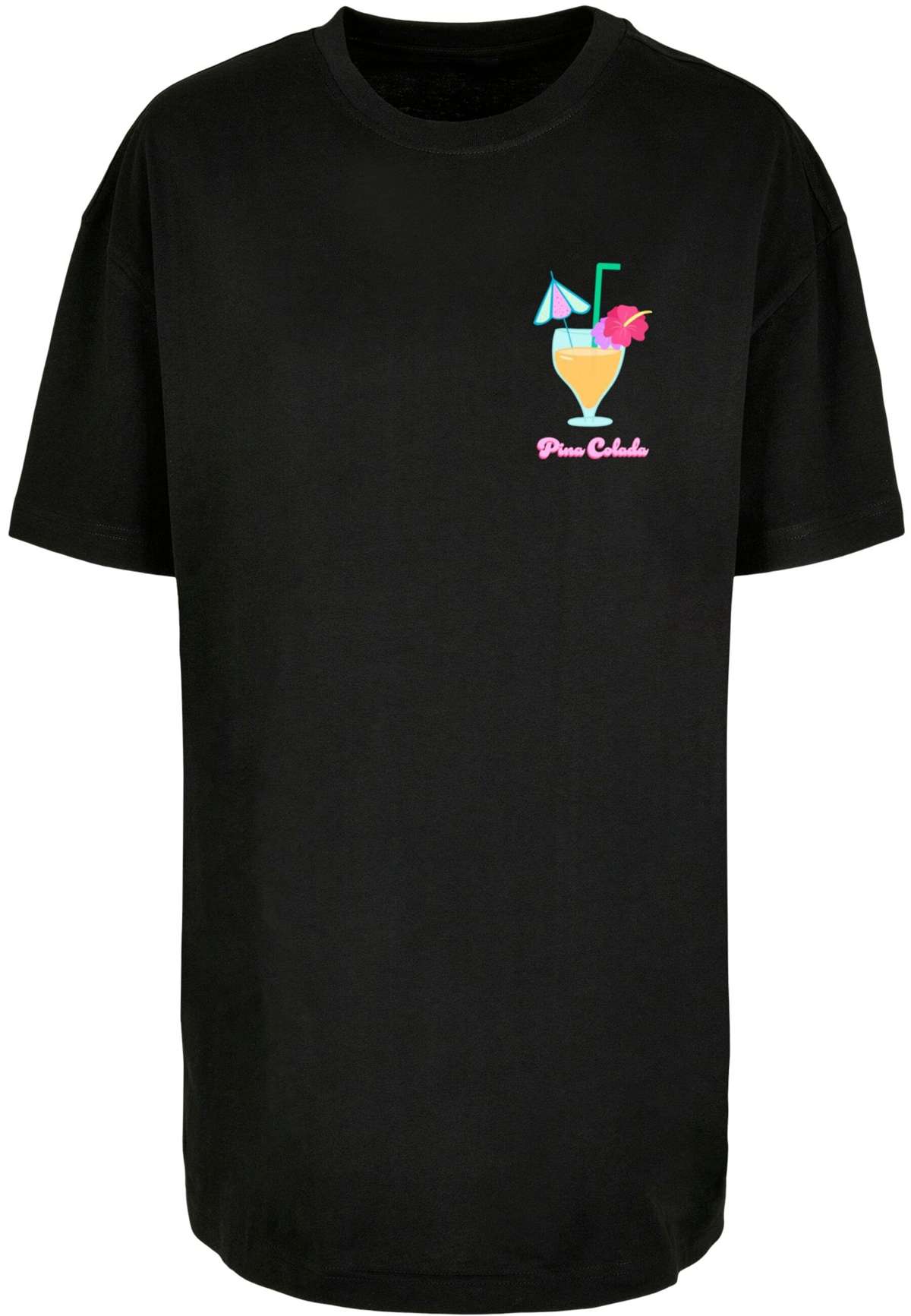 футболка Damen Ladies Pina ColadaOversized Boyfriend Tee