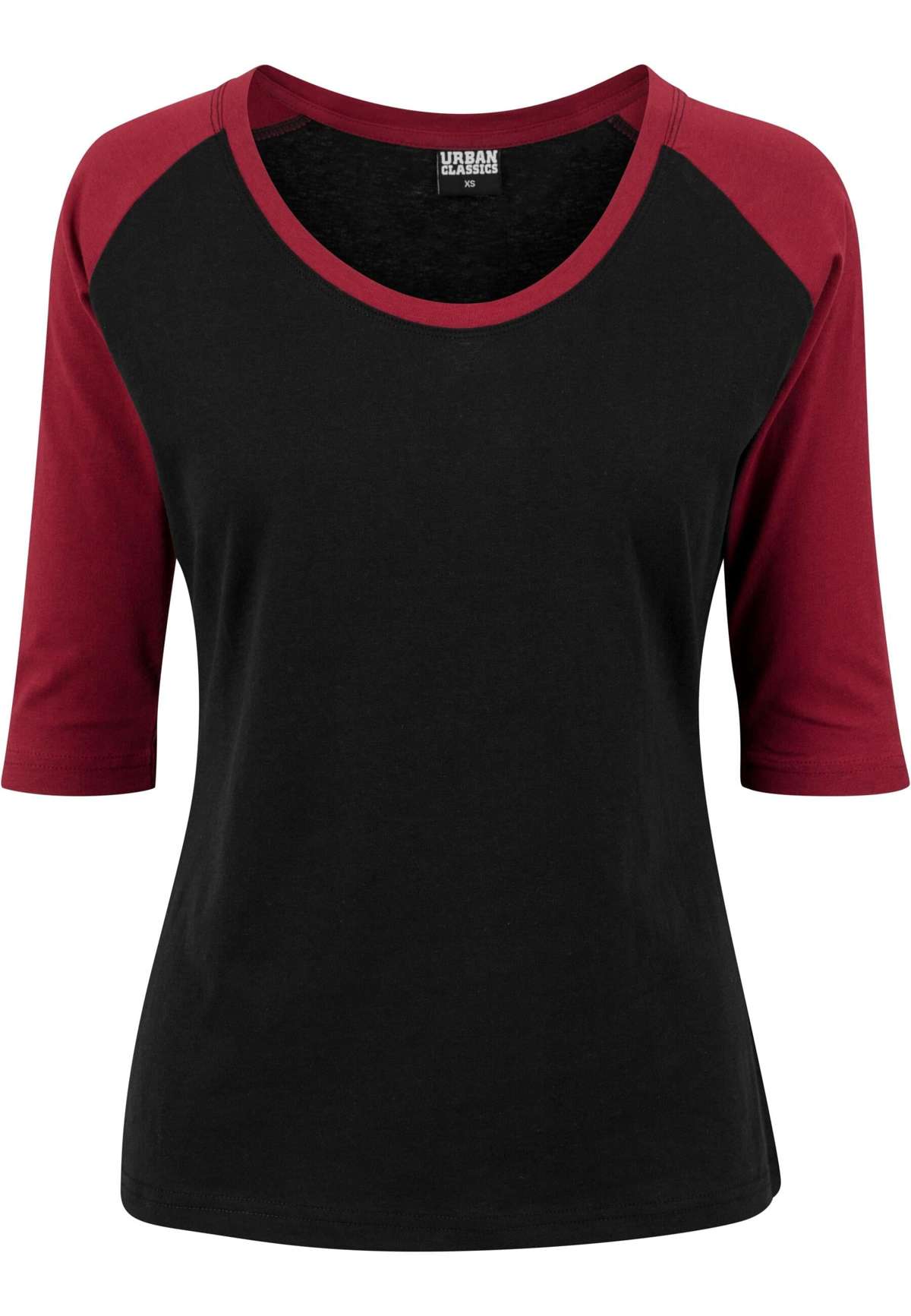 Рубашка с коротким рукавом Urban Classics Damen Ladies 3/4 Contrast Raglan Tee