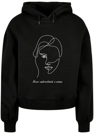 Толстовка с капюшоном Damen Ladies WD - Woman Figure Organic Oversized Hoody
