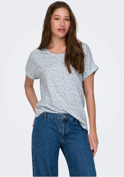 Рубашка с коротким рукавом ONLMOSTER S/S AOP TOP CS JRS