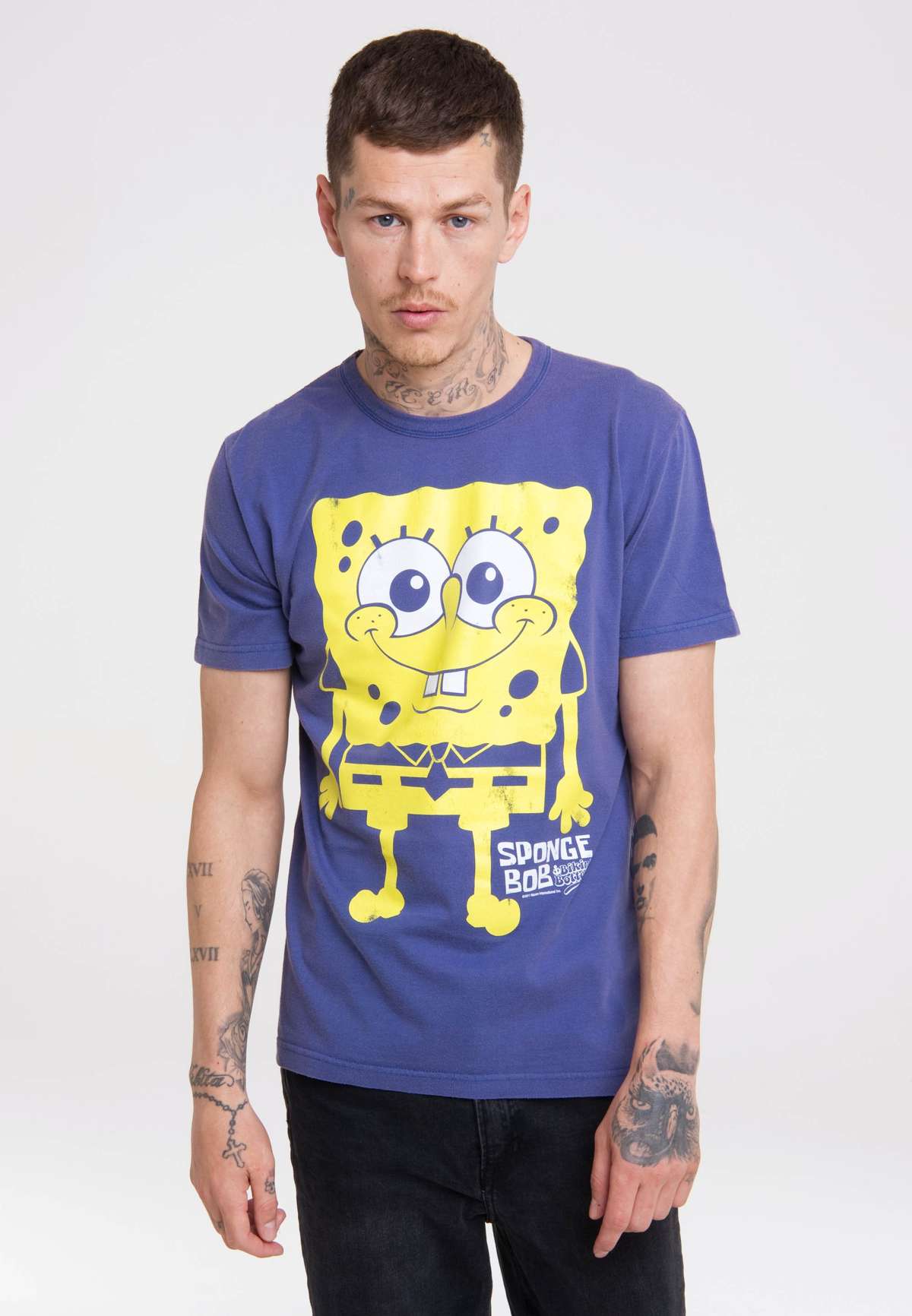 Футболка с лицензионным принтом Spongebob Schwammkopf