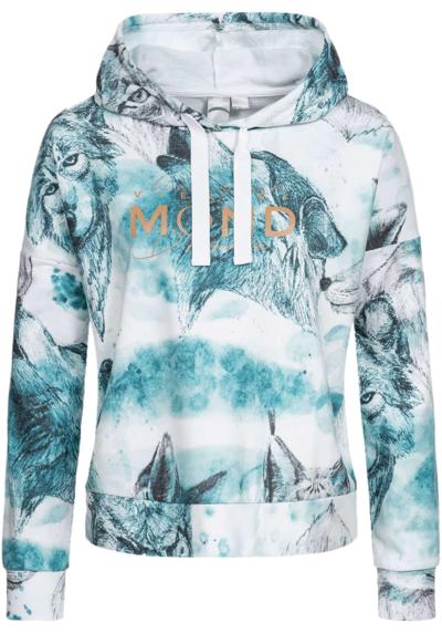 Толстовка с капюшоном и контрастными деталями SWEAT GILFORD AOP WOMEN