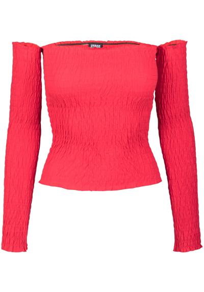 Рубашка с длинным рукавом Urban Classics Damen Ladies Cold Shoulder Smoke L/S