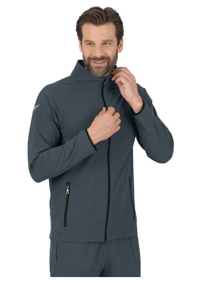 Тренировочная куртка TRIGEMA Raglan-Jacke mit Netzinnenfutter