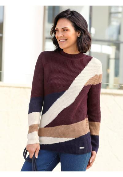 Свитер с воротником-стойкой Pullover