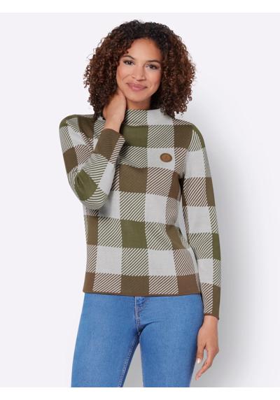 Свитер с воротником-стойкой Pullover