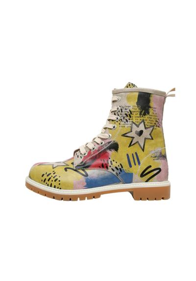 ботинки на шнуровке Damen Boots The Creation of the Collage Vegan Damen Boots /