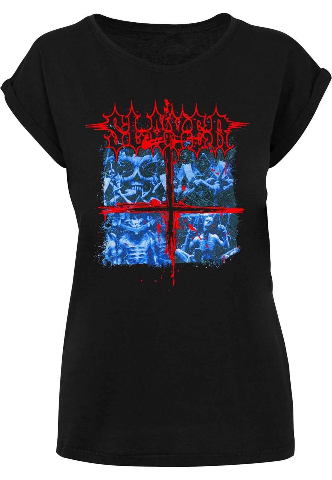 футболка Damen Ladies Slayer - Tour 2004 Extended Shoulder Tee
