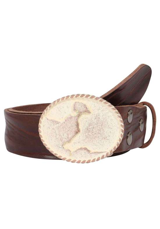 Кожаный ремень Scharbeutz Rosé Mit Swarovski-Kristall veredelt