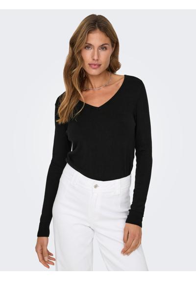 Вязаный свитер ONLVENICE LIFE LS VNECK PULLOVER KNT NCA