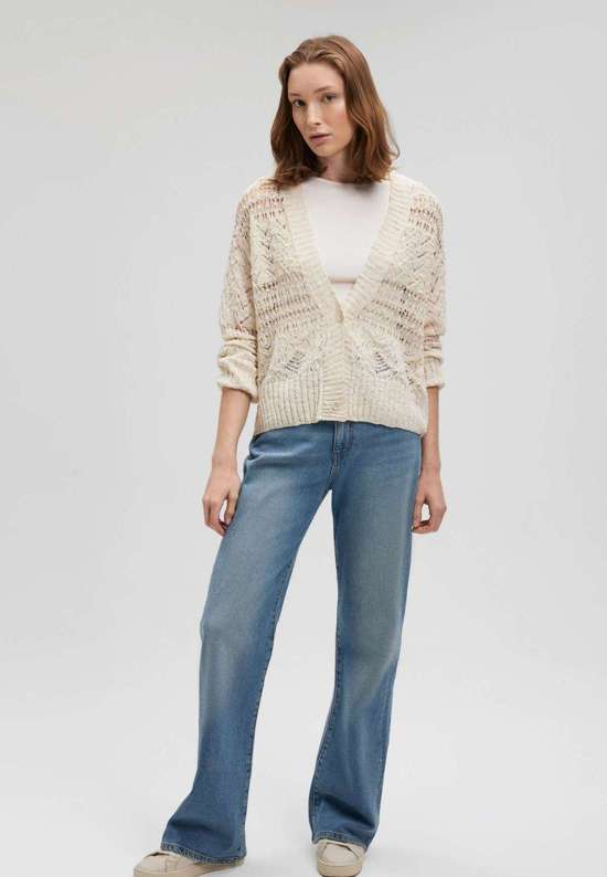 Вязаная флисовая куртка BUTTONED CARDIGAN