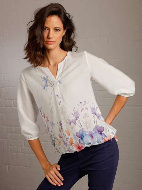 Блузка без шнуровки