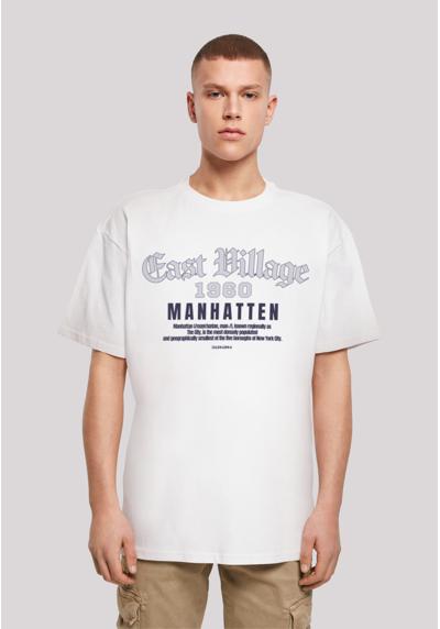 футболка East Village Manhatten OVERSIZE TEE