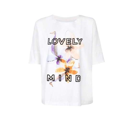 Рубашка с круглым вырезом и принтом спереди DacinaL