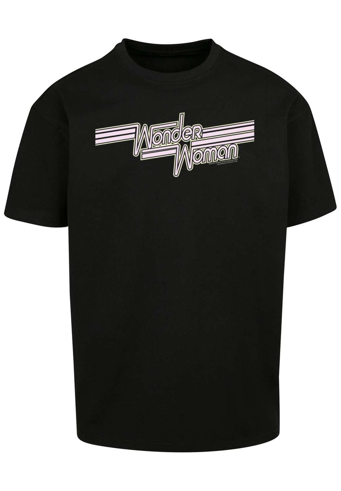 Рубашка с коротким рукавом Herren Wonder Woman Lines Logo with Heavy Oversize Tee