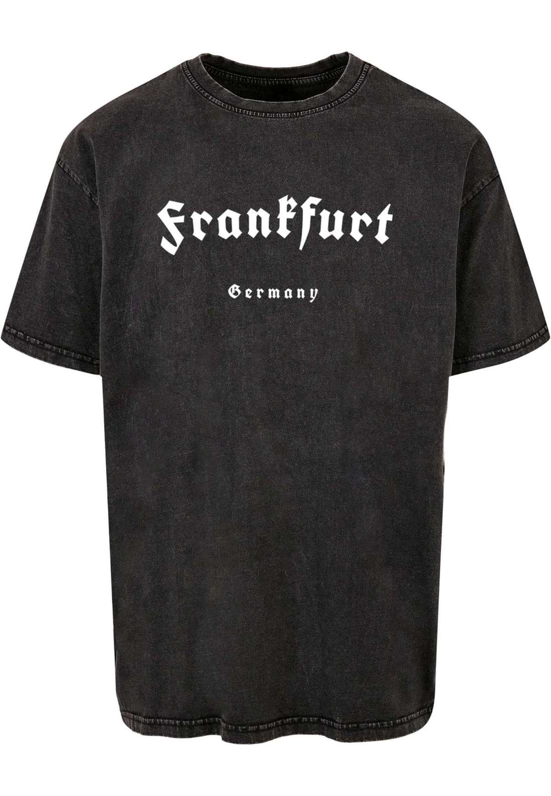 футболка Herren Frankfurt X Acid Washed Heavy Oversize Tee