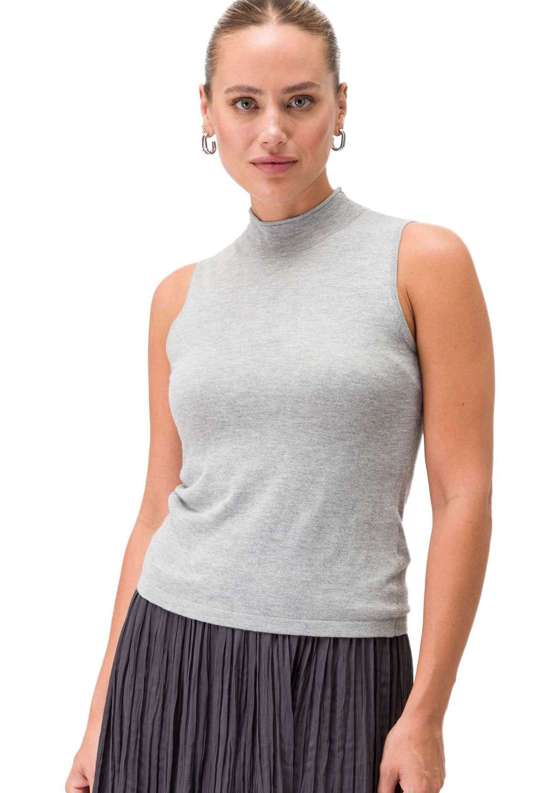 Вязаный свитер zero Stricktop mit Stehkragen