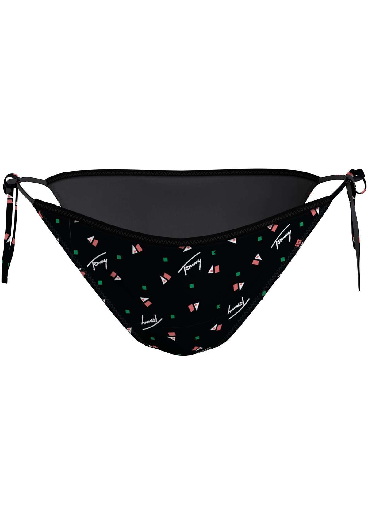 Плавки бикини с изящной надписью-логотипом STRING SIDE TIE PRINT
