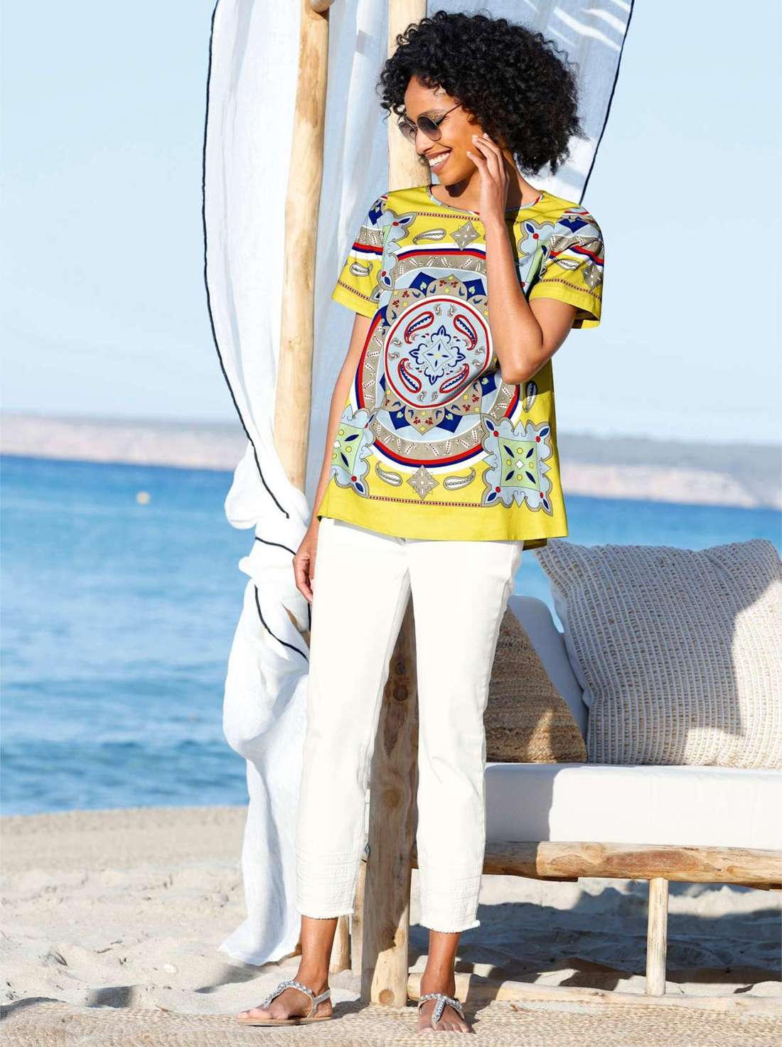 Блузка с принтом