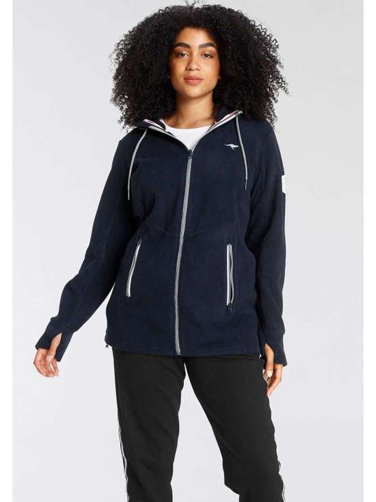 Флисовая куртка с капюшоном Große Größen