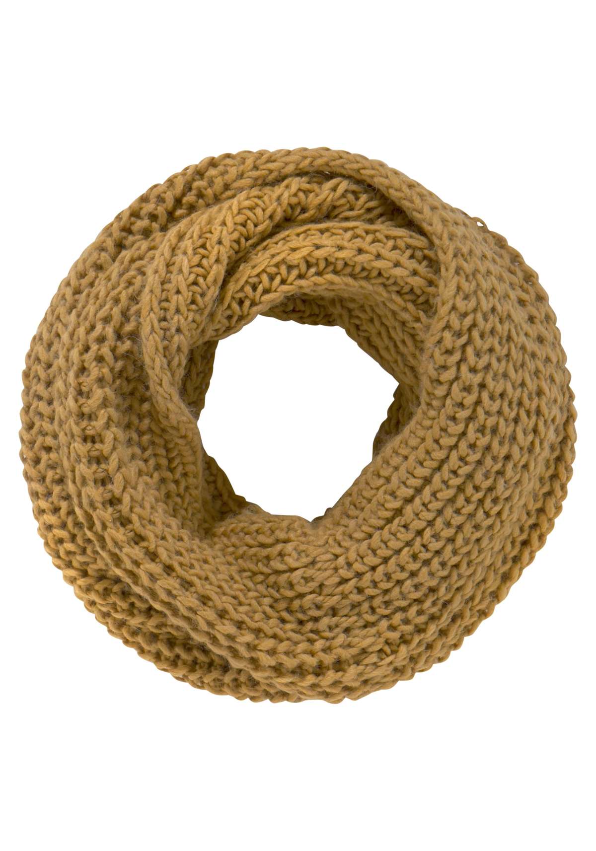 Вязаный шарф, круглый шарф с содержанием шерсти