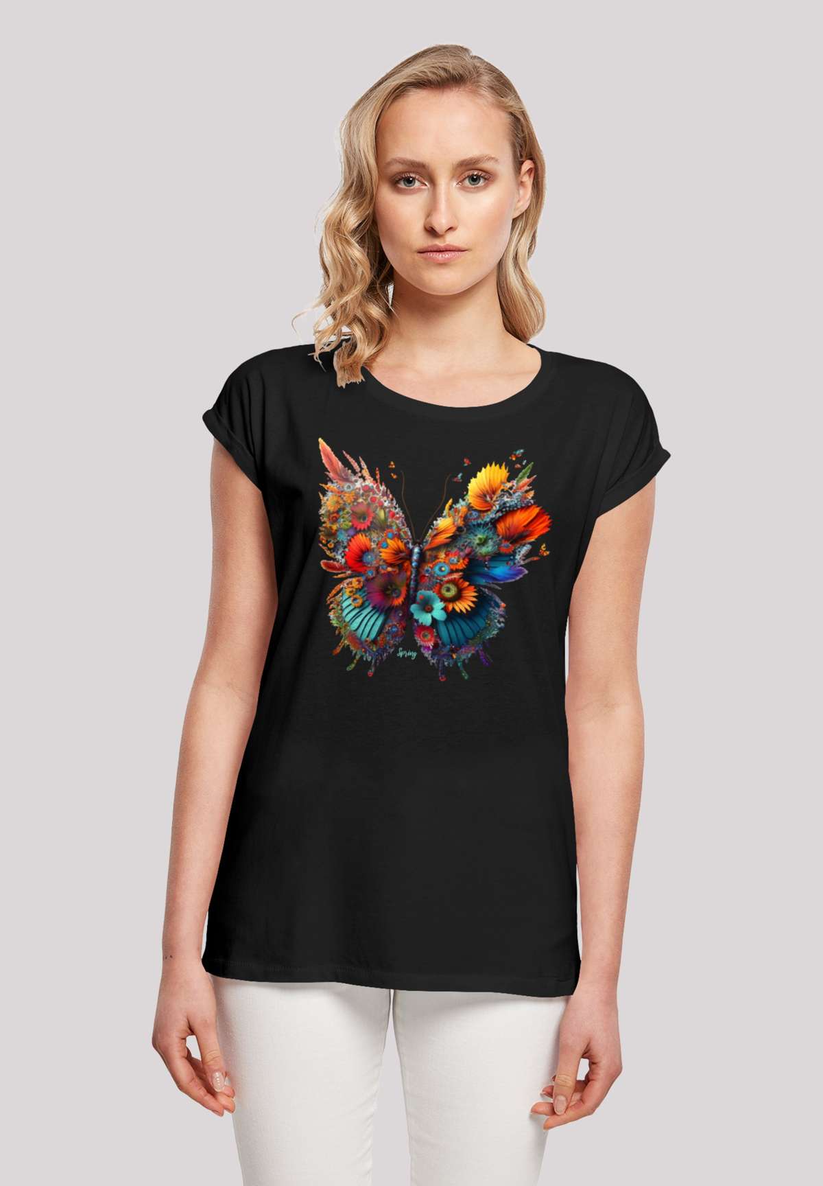 футболка Schmetterling Blumen