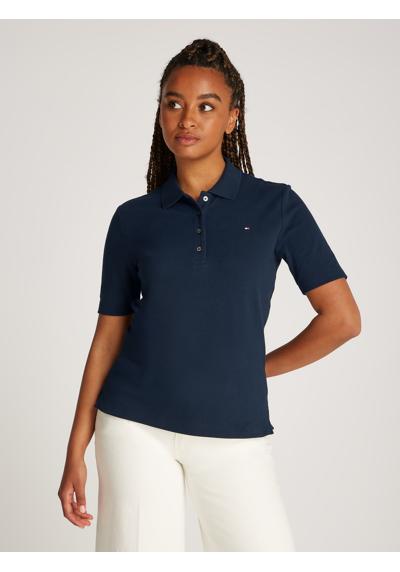 Рубашка-поло с вышивкой логотипа и разрезами по бокам 1985 Regular Fit Pique Premium Polo