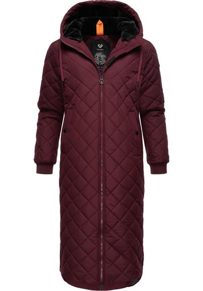 Стеганое пальто, стильная стеганая зимняя парка с капюшоном на подкладке.