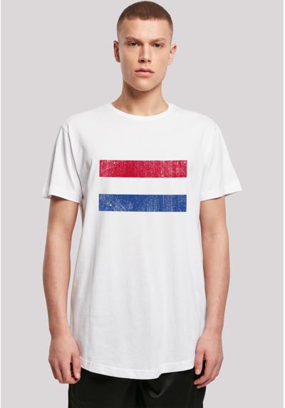 футболка Netherlands NIederlande Holland Flagge distressed