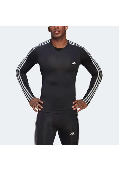 Функциональная рубашка TECHFIT 3STREIFEN TRAINING LONGSLEEVE