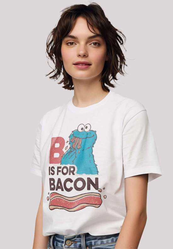 футболка Sesamstraße Cookie Monster Bacon
