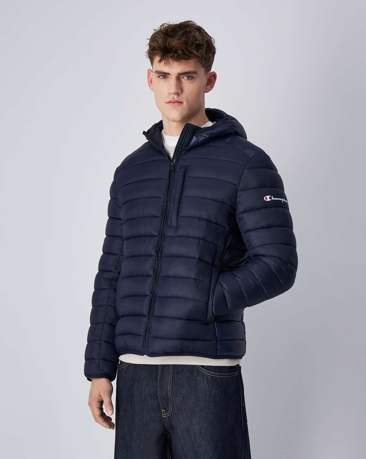 Стеганая куртка с капюшоном Hooded Jacket