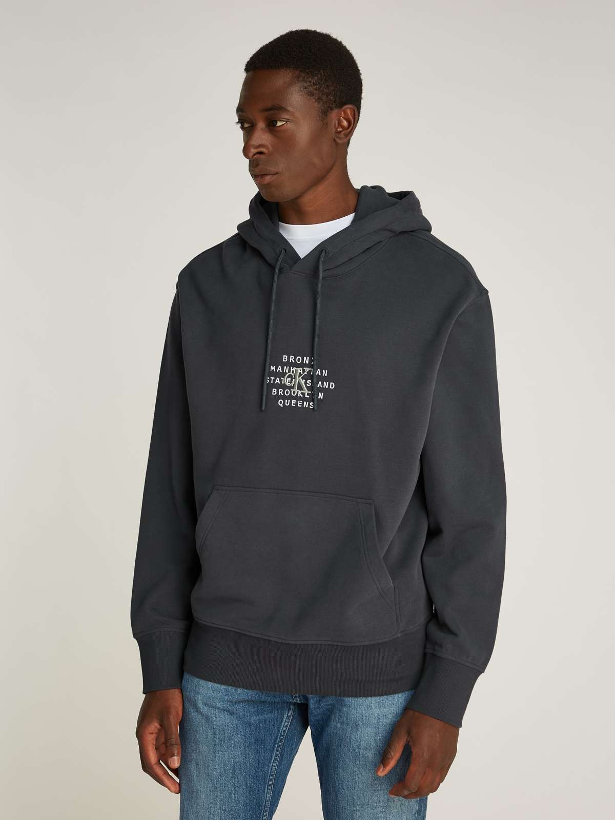 Толстовка с вышивкой логотипа NYC STAMP GRAPHIC HOODIE