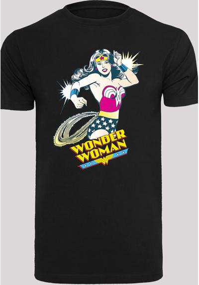 Рубашка с коротким рукавом Herren Wonder Woman Lasso -BLK with T-Shirt Round Neck
