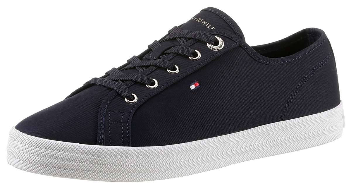 Кроссовки на платформе с вышитым логотипом-флажком ESSENTIAL VULCANIZED SNEAKER