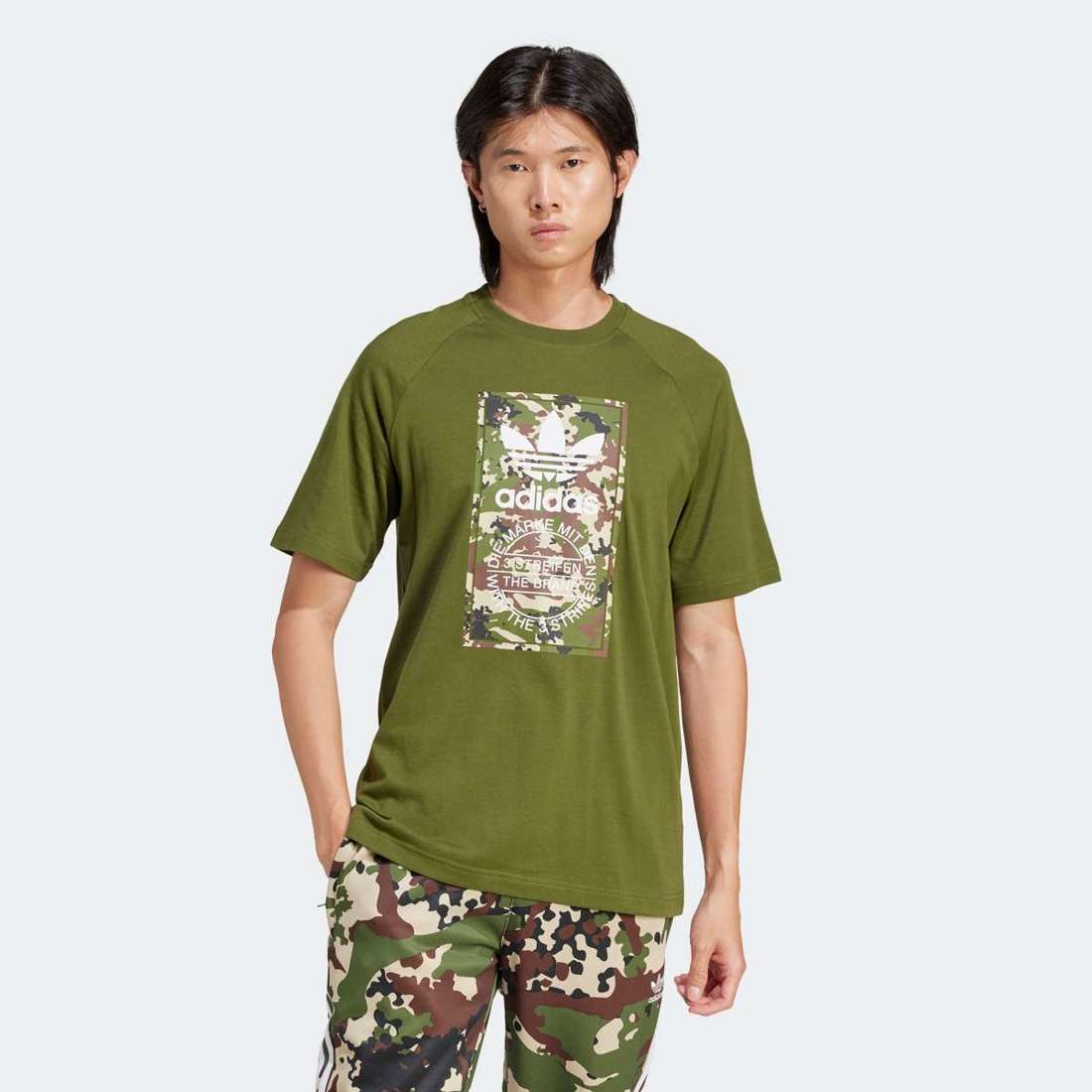 футболка CAMO TONGUE TEE